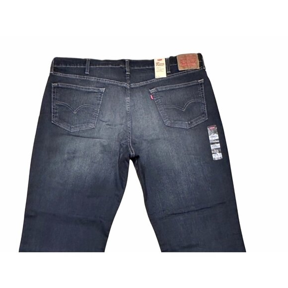 Levi’s 559 Men’s Relaxed Straight Jeans Stretch Dark Wash 44x34 Y2K Style NWT - Picture 4 of 11